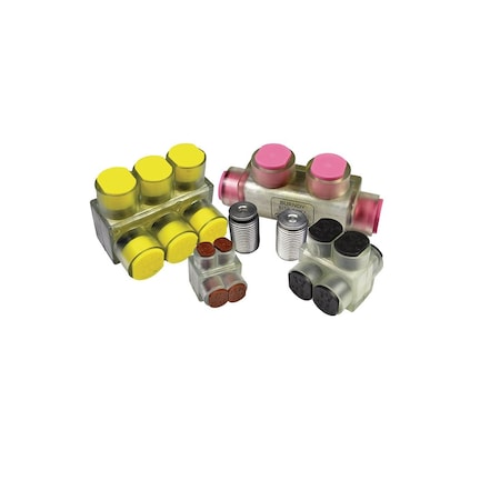 Burndy UNITAP, In-Line Splice Reducer, #14-#1/0 Class B, C, #14-#1 ClassG, H,  BIBS43FX